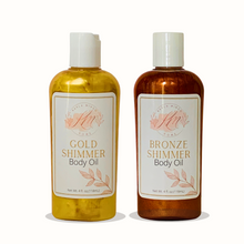 Load image into Gallery viewer, SHIMMER Luxury moisturizing Body Oils