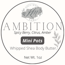 Load image into Gallery viewer, AMBITION Shea Body Butter*Spicy Berry,Citrus,Amber