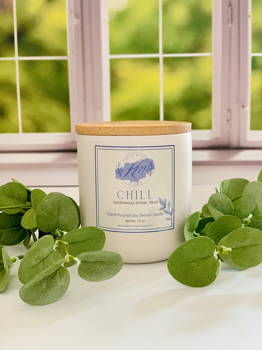 CHILL Candle*Sandalwood,Amber,Musk