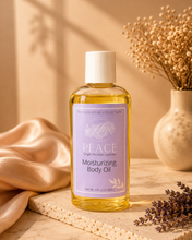 Load image into Gallery viewer, PEACE Moisturizing Body Oil*Ginger,Patchouli,Lavender
