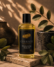 Load image into Gallery viewer, COURAGE Men Moisturizing Body Oil*Mahogany Teakwood
