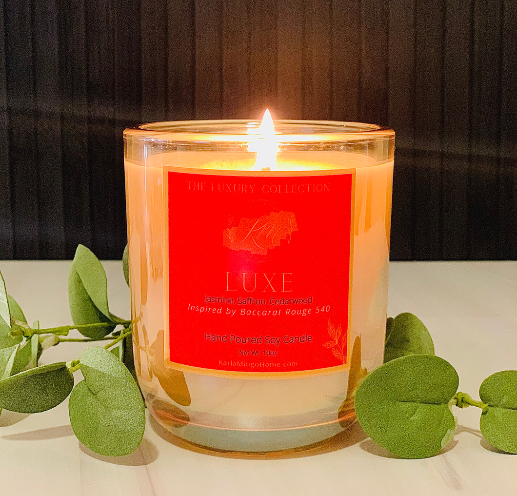 LUXE Luxury Candle*Inspired by Baccarat Rouge 540®