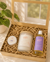 Load image into Gallery viewer, LOVE Self-Care Gift Set*Bergamot, Peach, Strawberry
