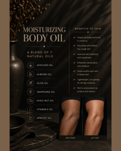 Load image into Gallery viewer, INTENSE Men Moisturizing Body Oil*Mahogany,Lemongrass,Basil
