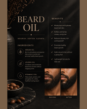 Load image into Gallery viewer, UNSCENTED-Beard Oil
