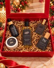 Load image into Gallery viewer, Ambition 🎁 Men Holiday Deluxe Body Care Fragrance Gift Set * Spicy Berry Citrus Amber
