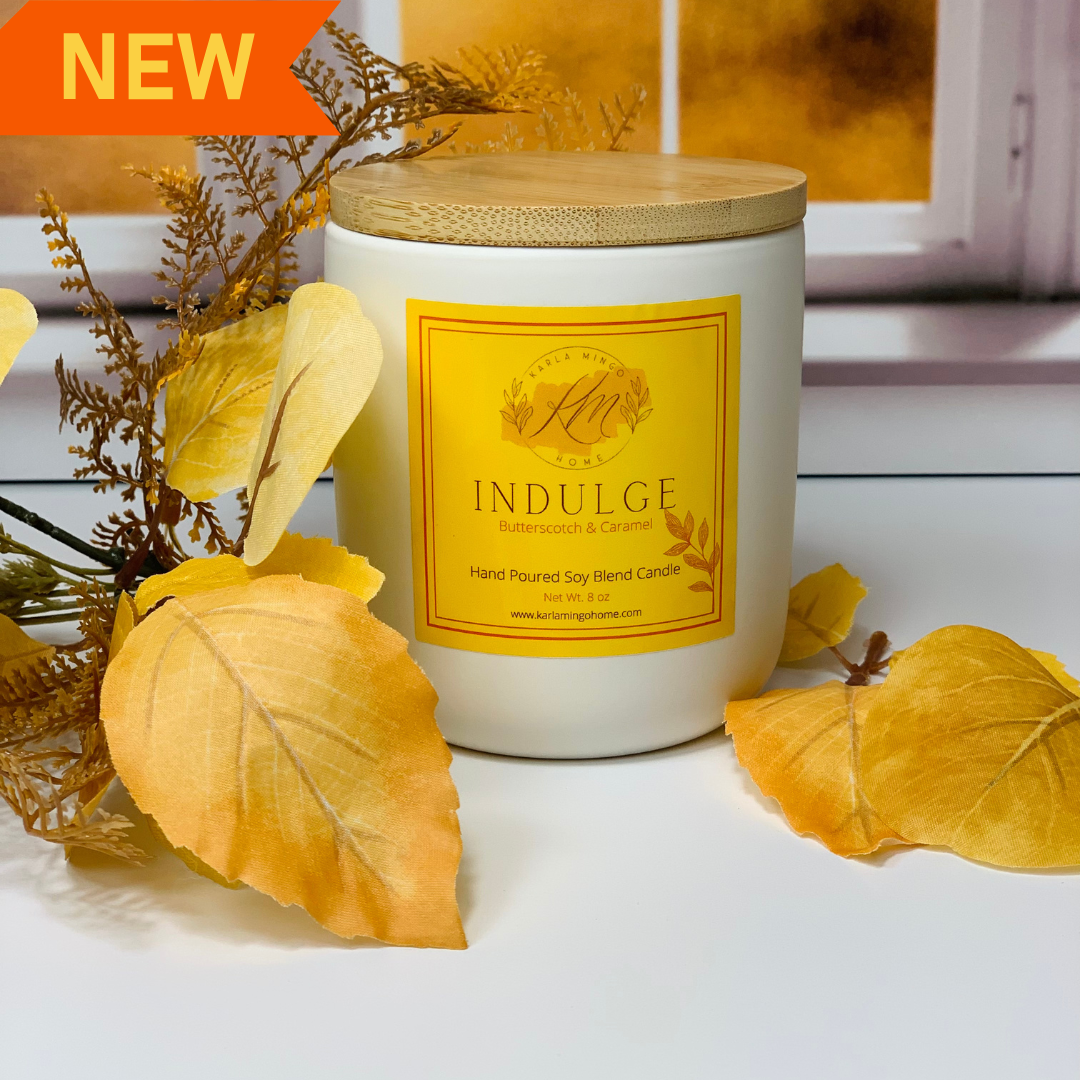 INDULGE Candle*Butterscotch and Caramel