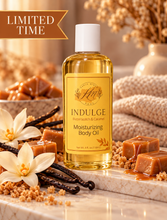 Load image into Gallery viewer, INDULGE Moisturizing Body Oil*Butterscotch and Caramel

