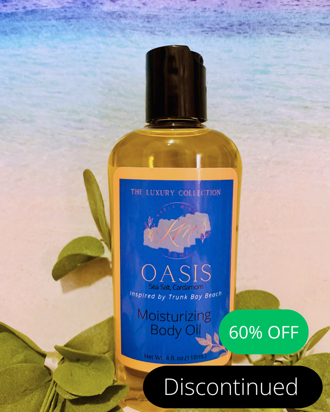OASIS Luxury Moisturizing Body Oil*Sea Salt and Cardamom