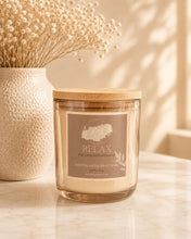 Load image into Gallery viewer, RELAX Luxury Candle *Palo Santo and Sandalwood
