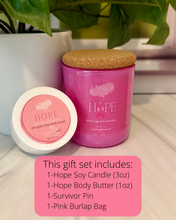 Load image into Gallery viewer, 🎀Breast Cancer Candle and Body Butter Gift Set
