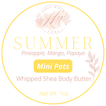 Load image into Gallery viewer, Signature Whipped Shea Body Butter Mini Pots
